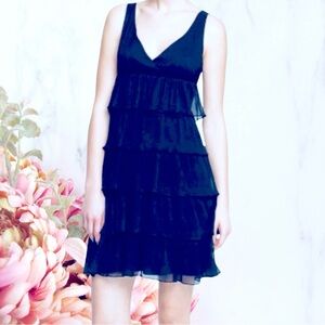 J. Crew Silk Ruffle Tiered Zadie Dress ~ Sz 6